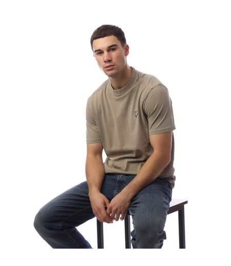 T-shirt Homme Beige Lyle & Scott