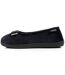 Isotoner Chaussons Ballerines femme microvelours semelle ergonomique soutien voûte plantaire-3