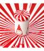 Boîte Déco en Dolomite Père Noël 26cm Rouge-4