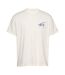 Mens Faded Relaxed Fit T-shirt Antique White Tommy Jeans-1