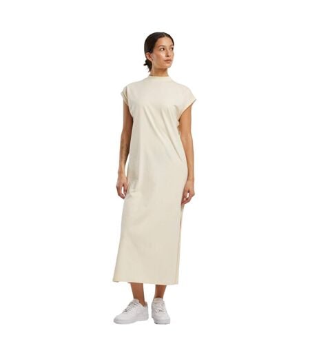 Robe Mi-longue Femme Sable Blanc Build Your Brand