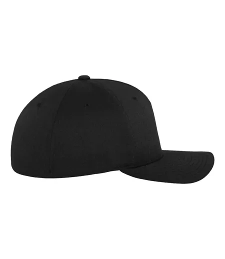Casquette De Baseball Motif/style 5 Panneaux Noir Flexfit