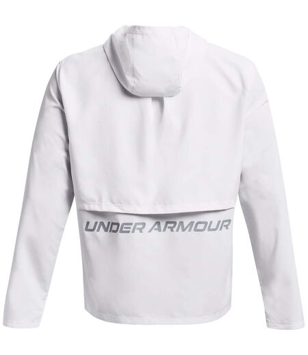 Mens Storm Hooded Jacket White Under Armour
