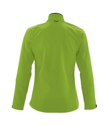 SOLS Womens/Ladies Roxy Soft Shell Jacket (Breathable, Windproof And Water Resistant) (Absinth Green) - UTPC348