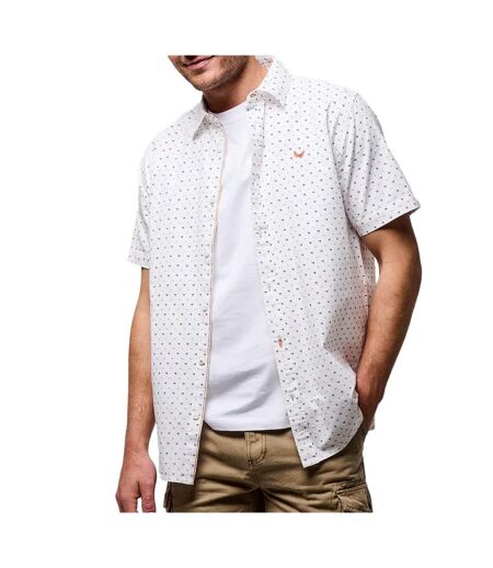 Chemisette blanche/orange homme kaporal bobs - xxl
