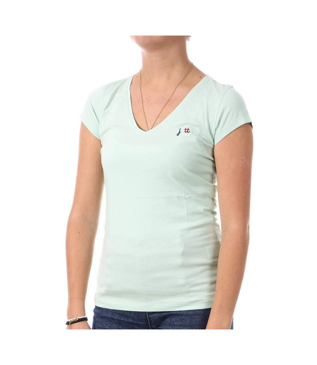 T-shirt Vert Femme Jott Evora 255 - S-1