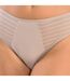 Microtulle panties with stripes for women, model BR603. Elegant, soft and with a perfect fit.