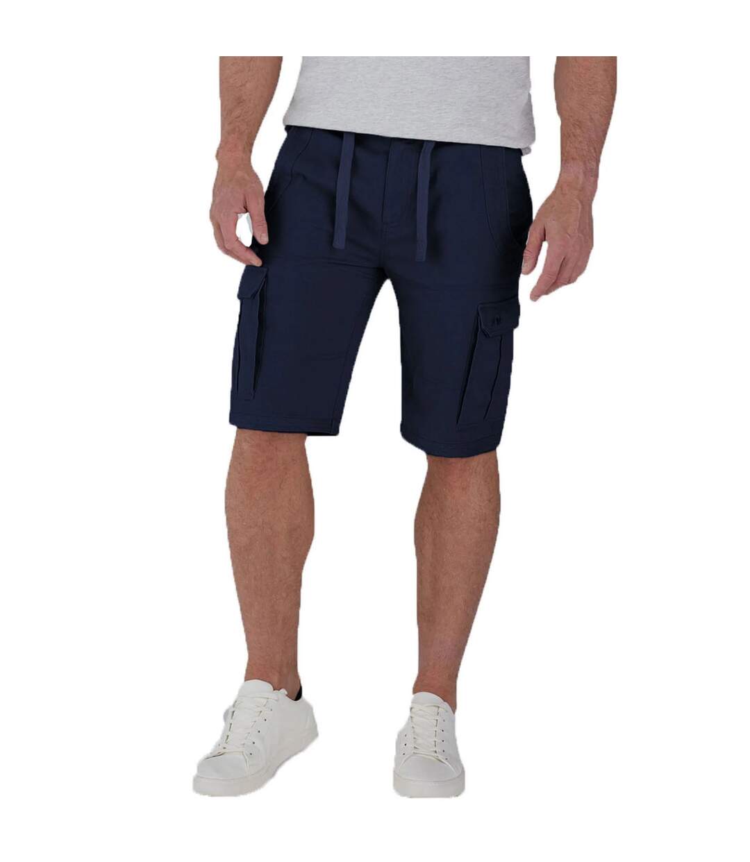 Short à poches homme bleu marine Raging Bull-1