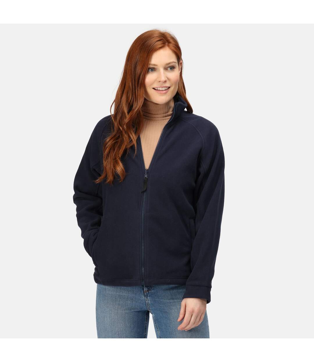 Regatta Ladies/Womens Thor III Fleece Jacket (Dark Navy) - UTRG1488