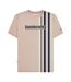 T-shirt Ss25 Homme Beige Gris Lambretta-2
