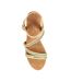 Sandales fern femme jaune or Lunar-4