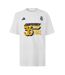 Unisex Adult Adidas Regular T-shirt White Real Madrid CF-1