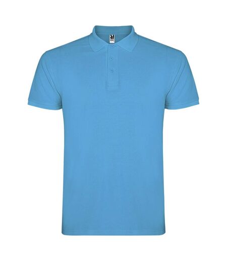 Roly Mens Star Short-Sleeved Polo Shirt (Turquoise)