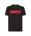 T-shirt Motif/style Horreur Homme Noir Rouge DSquared2-1