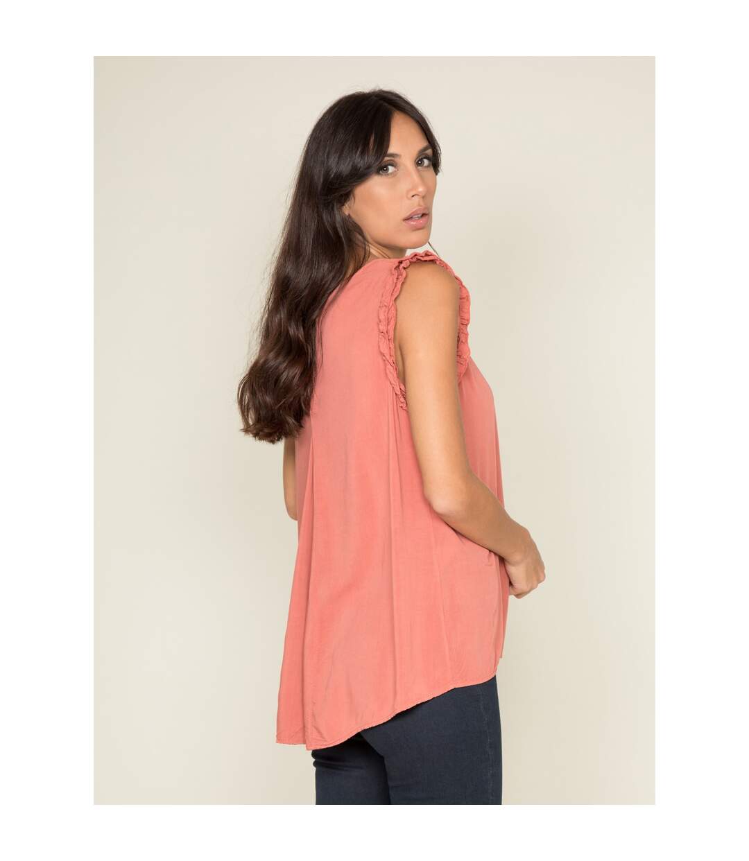 Blouse avec volants FORSELI - Dona X Lisa-2