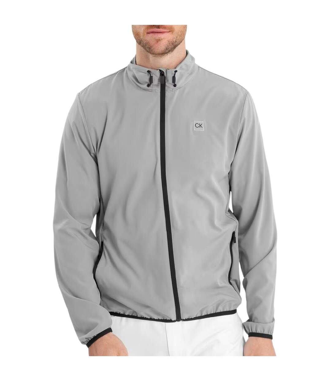 Veste Golf Performance Homme Argenté Calvin Klein-3