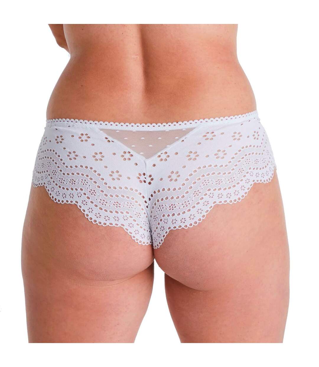 Shorty tanga blanc Faience-3