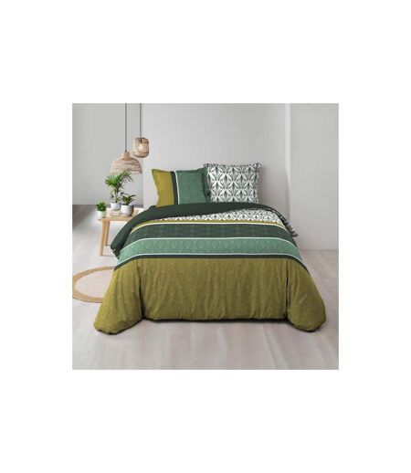 Parure de Lit 3 Pièces Bogota 240x220cm Vert