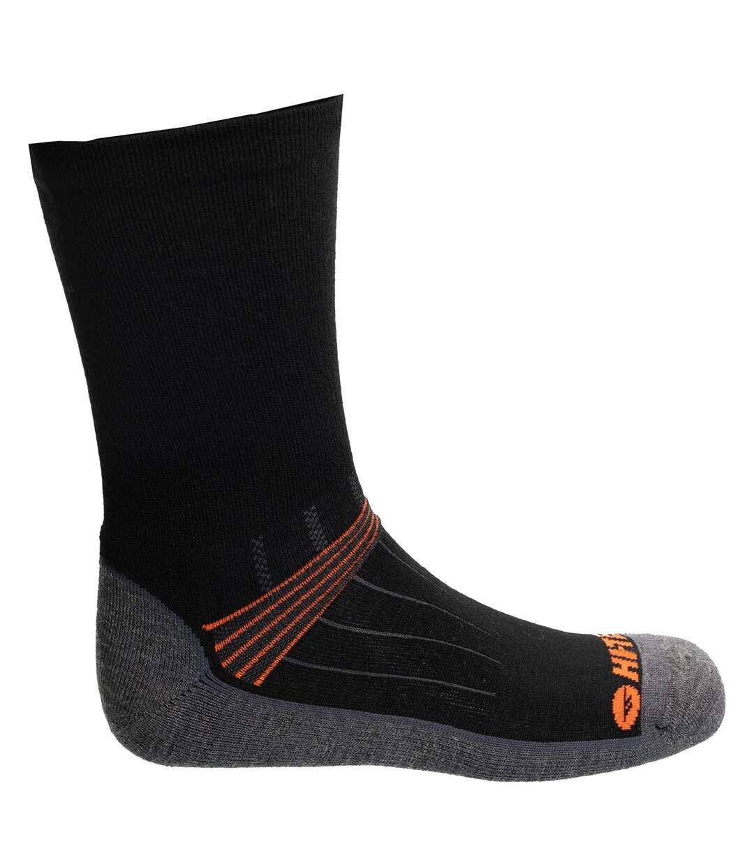 Chaussettes Altitude Trek Adulte Noir Orange Hi-Tec-2