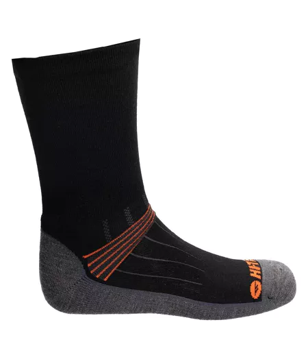 Chaussettes Altitude Trek Adulte Noir Orange Hi-Tec
