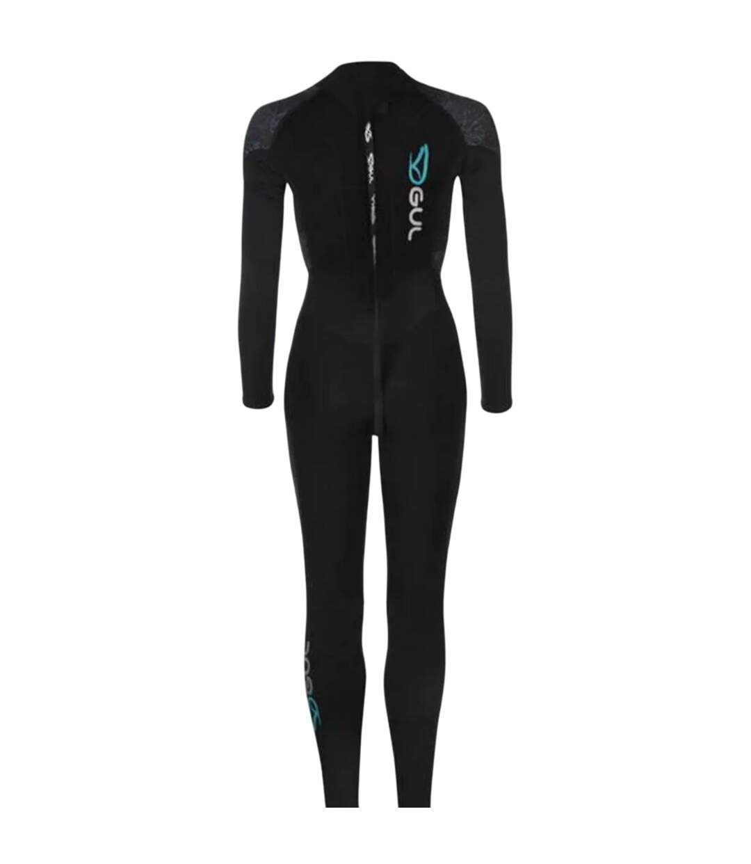 Womens/ladies Core Full Wetsuit Black Gul-3