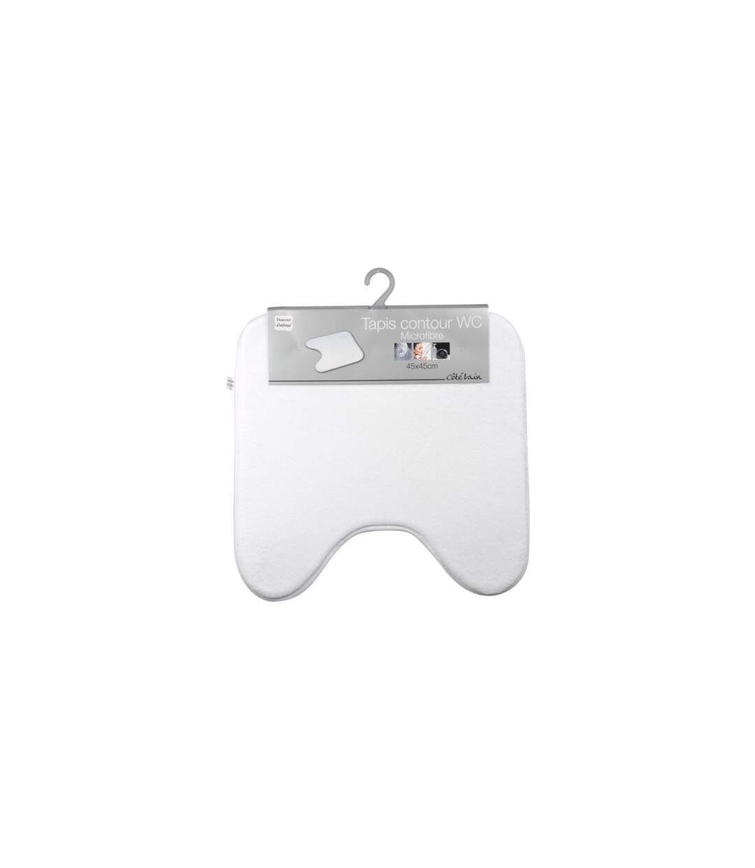 Tapis Contour WC Vitamine II 45x45cm Blanc-2