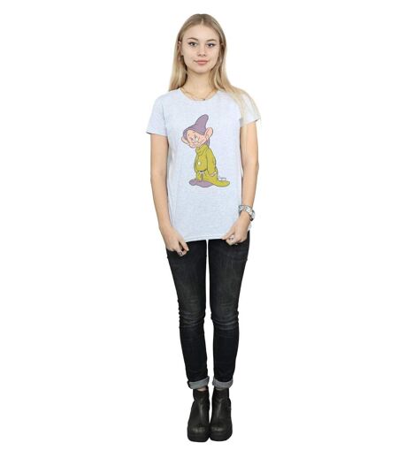 Disney T-shirt coton classique Dopey Femmes/Dames (Gris sportif) - UTBI14894
