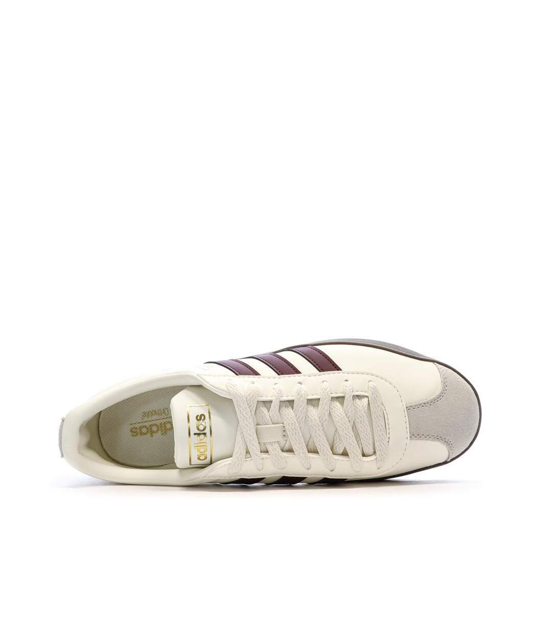Baskets beiges/rouges homme adidas vl court 2.0-4