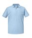 Mens Authentic Eco Polo Shirt Sky Blue Russell-1