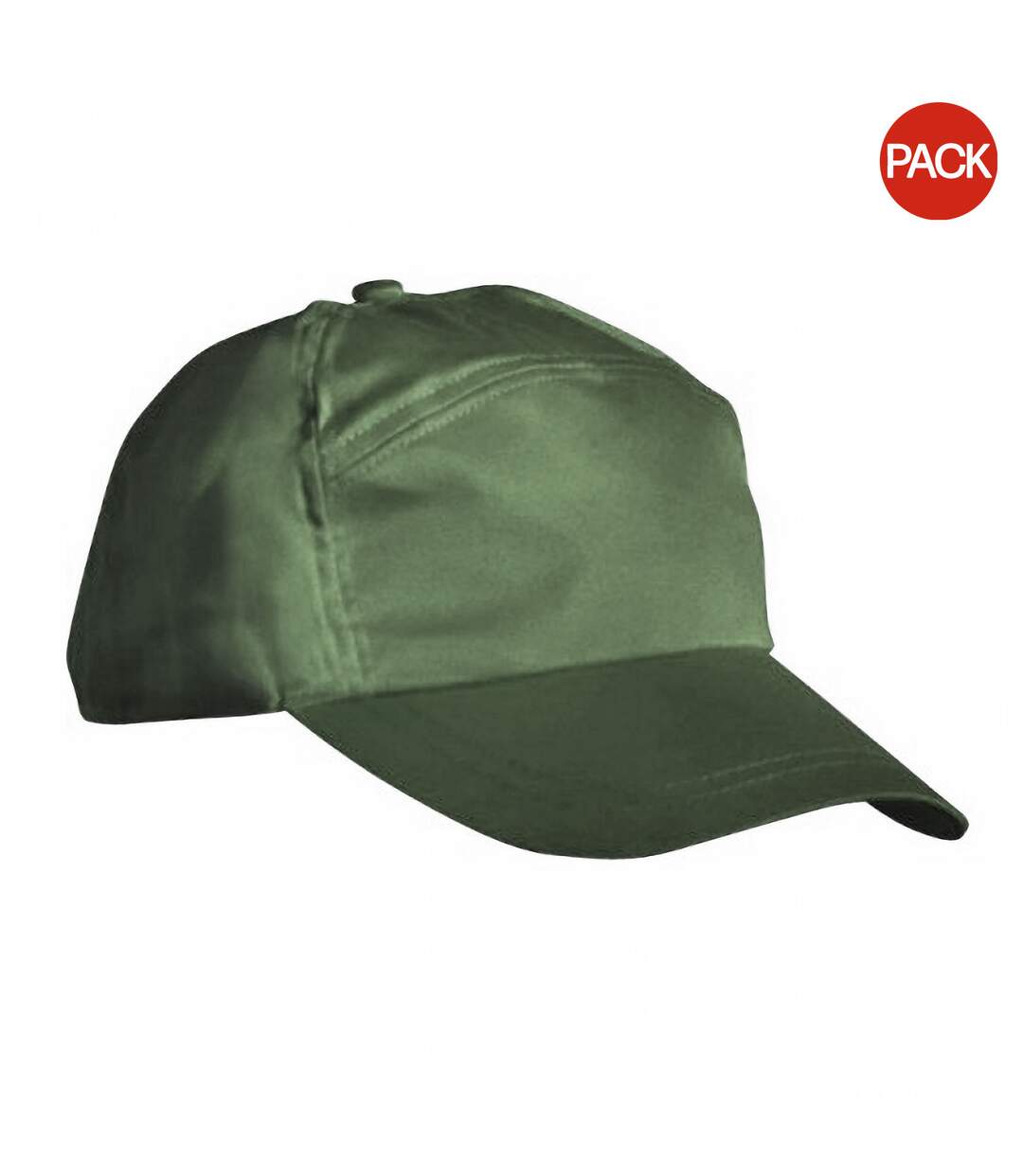 Lot de 2  casquettes unies adulte vert bouteille Result-1