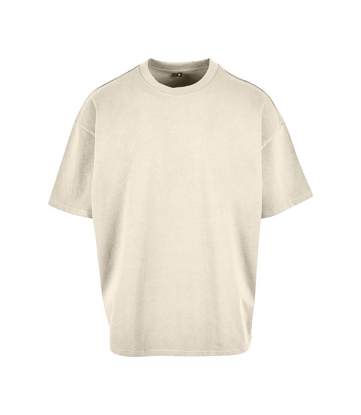 Build Your Brand Mens Plain Ultra Heavyweight T-Shirt (Sand)
