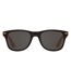 Bullet Sun Ray Sunglasses - Black With Colour Pop (Orange/Solid Black) (5.7 x 5.9 x 2 inches)