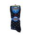 Lot De 3  Chaussettes Harold D555 Homme Bleu Marine Bleu Denim Duke-4