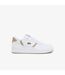 Baskets T-clip Homme Blanc Marron Lacoste-1