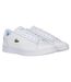 Baskets Carnaby Femme Blanc Jaune Or Lacoste-1