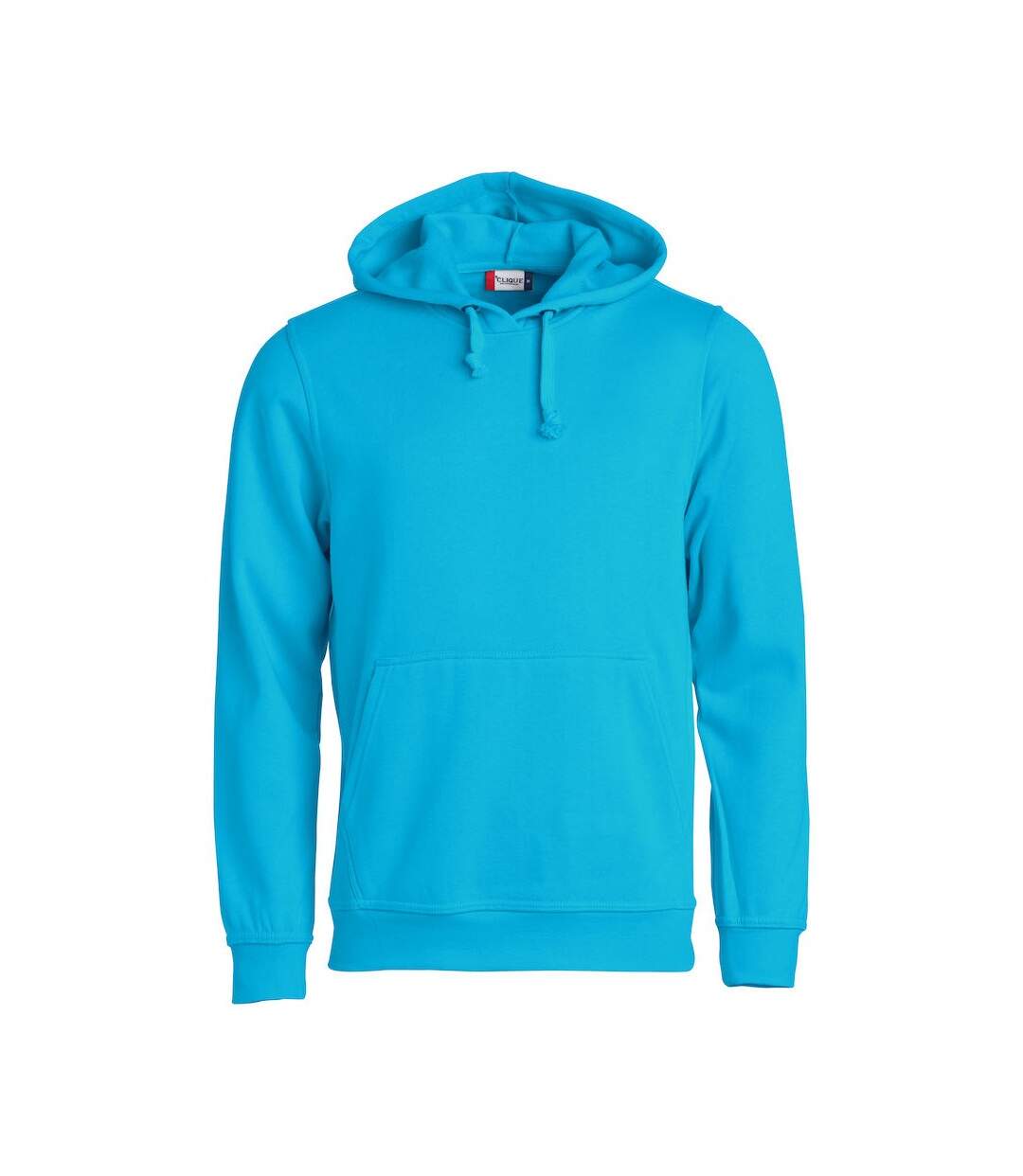 Unisex Adult Basic Hoodie Turquoise Clique-1