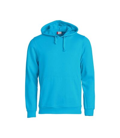 Unisex Adult Basic Hoodie Turquoise Clique
