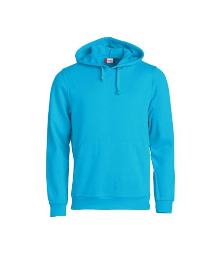 Unisex Adult Basic Hoodie Turquoise Clique