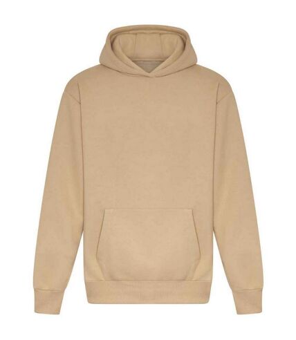 Unisex adult signature heavyweight hoodie sand Awdis