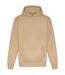 Unisex adult signature heavyweight hoodie sand Awdis