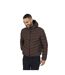 Doudoune À Capuche Homme Marron Brave Soul-2
