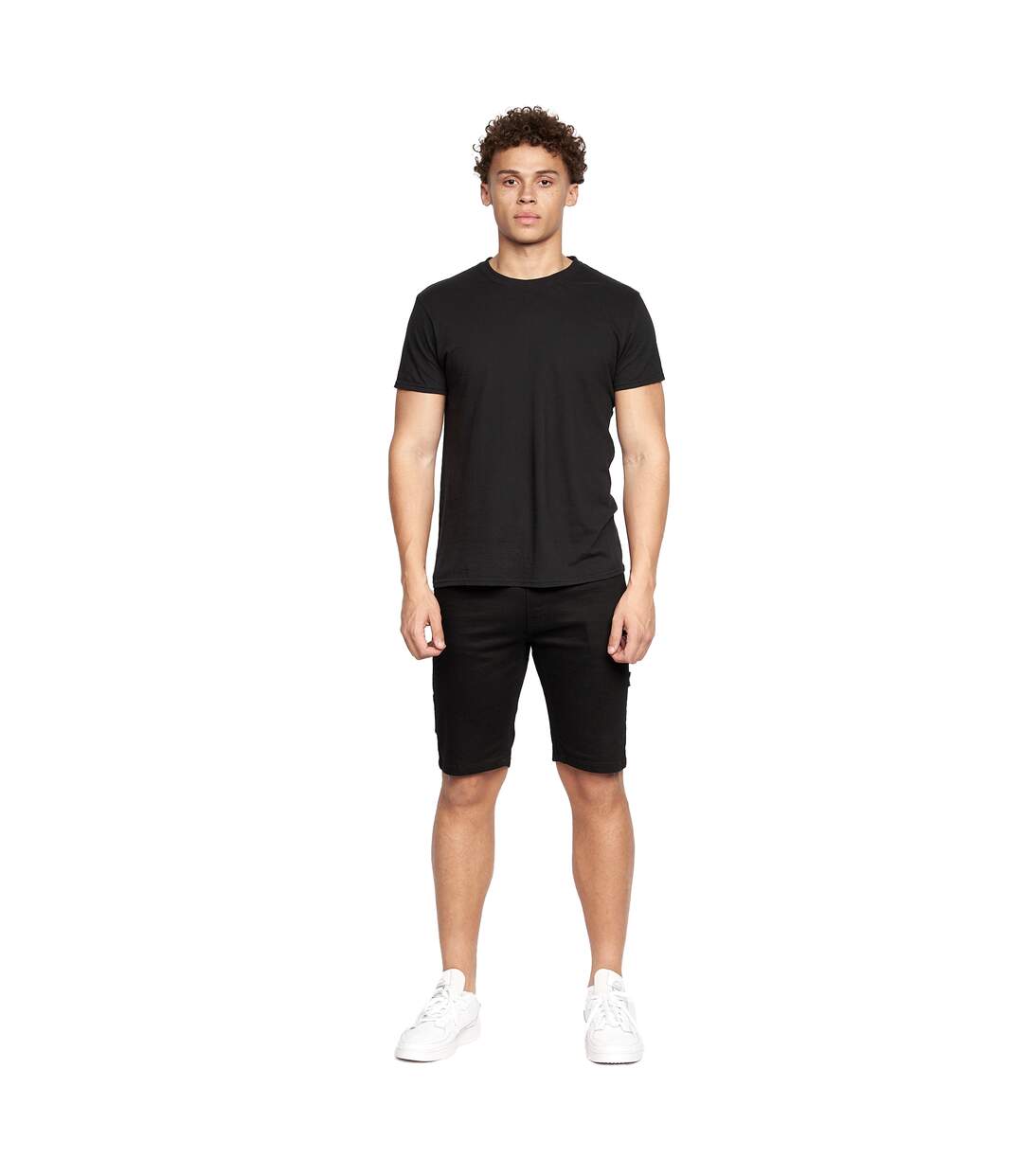Short Carpenter Homme Noir Crosshatch-1