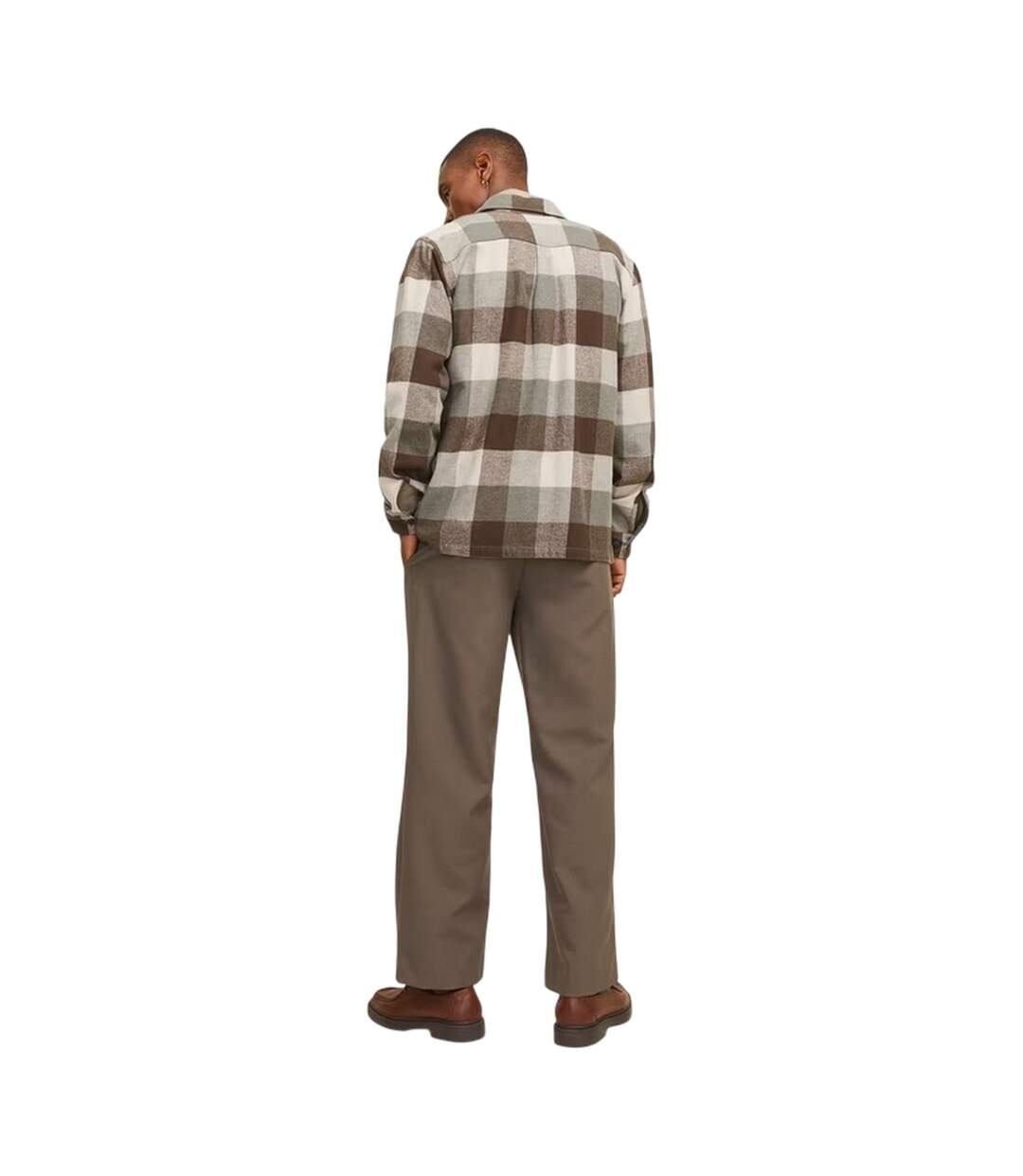 Mens Raymond Shacket Agave Green Jack And Jones-3
