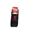 Liverpool FC - Chaussettes - Homme (Gris / rouge) - UTBS2087