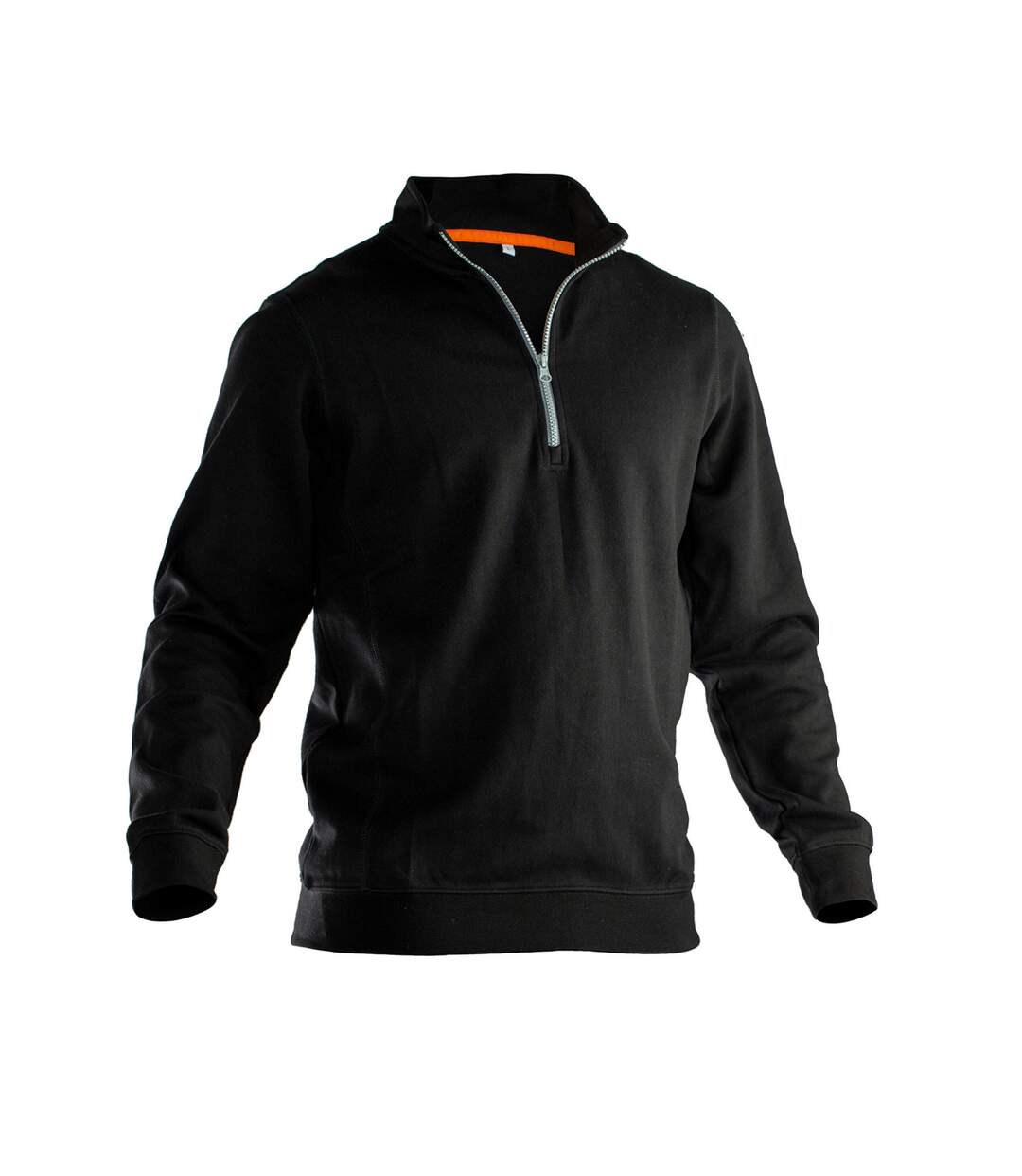 Mens half zip sweatshirt black Jobman