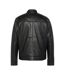 Blouson en cuir noir homme schott william - l-2
