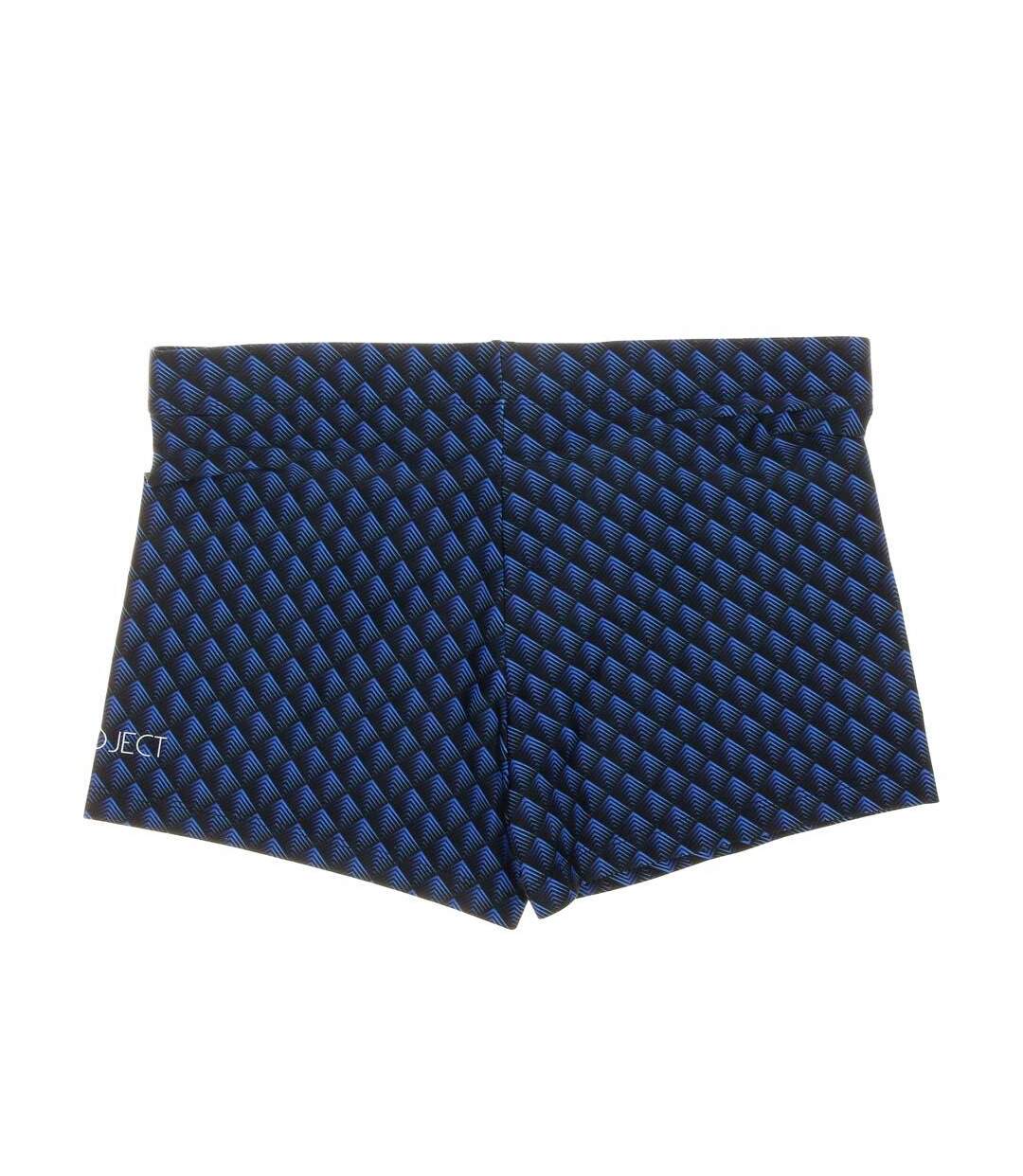 Boxer de bain Imprimée Noir/Bleu Homme Sun project 3080 - L-2