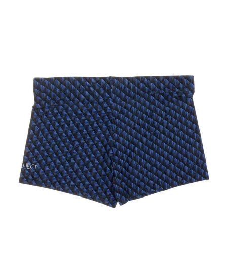 Boxer de bain Imprimée Noir/Bleu Homme Sun project 3080 - L