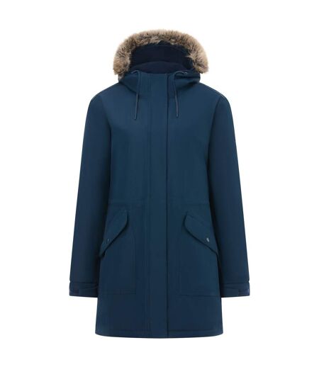 Veste Imperméable Et Isolante À Capuche Duveteuse Sophia Femme Bleu Marine Regatta