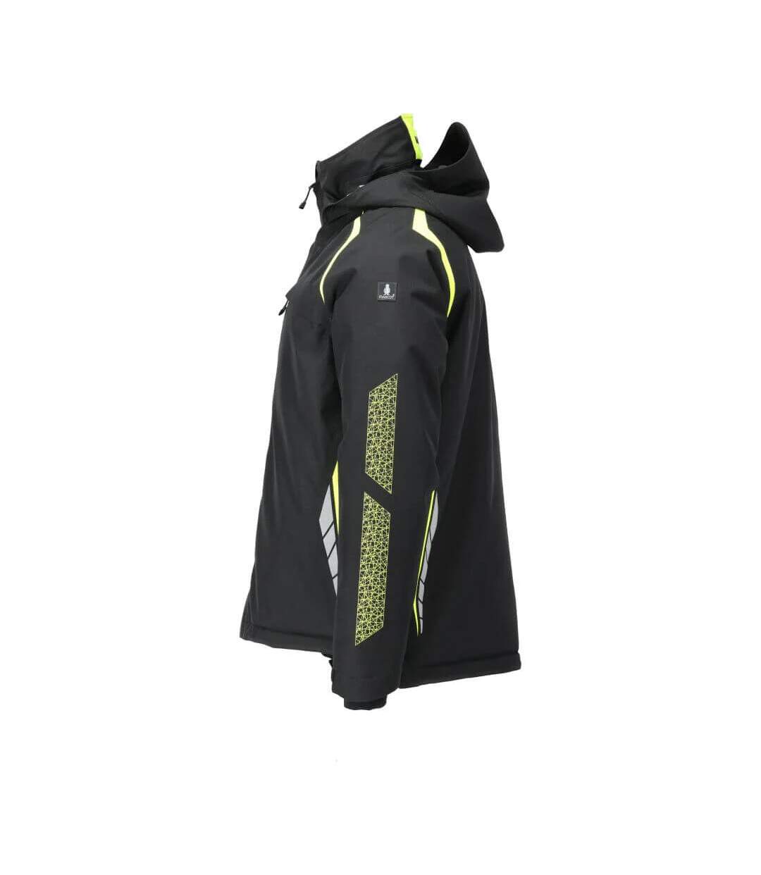 Mens Accelerate Safe Jacket Black Hi Vis Yellow Mascot-2